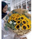 Glorious Flowers - 20 stalks Sunflowers -  Graduation Flower Delivery Singapore
