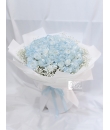 99 stalks light blue rose bouquet