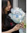 Cinnamoroll Bouquet - Cinnamoroll plush arranged with paddle pop rose bouquet