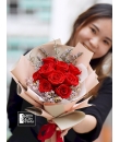 Red Beauty - Preserved Red Rose Bouquet - 24Hrs City Florist