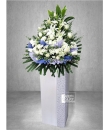 Beautiful Lilies Roses - White roses and oriental white lilies  Condolence Flower Delivery Singapore 