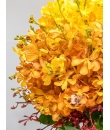 flaming orchid- Orchids Majestic - Orchid Table Flower Arrangement