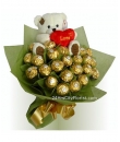 Rocher Bouquet with Bear