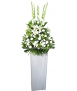 Noble -  Gladiolas, oriental lilies, chrysanthemums, poms -  Flower for Funeral 