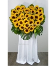 Sunflower Heart Shaped Condolence -  Sunflowers -  Funeral Flowers Singapore 