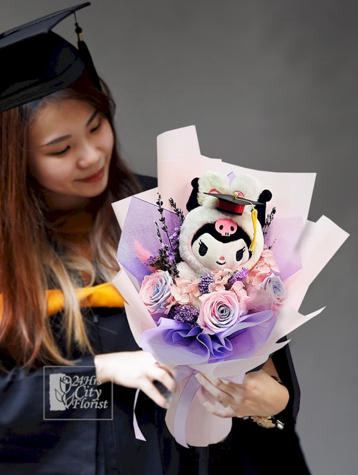 Kuromi Graduation Bouquet