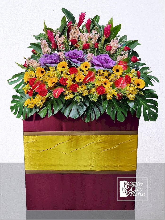 Masterpiece: Large Grand Opening Flower Stand - 24Hrs City Florist