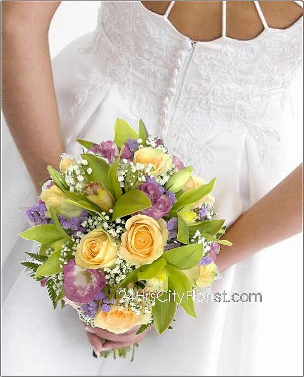 Cymbidium Green Bridal Bouquet